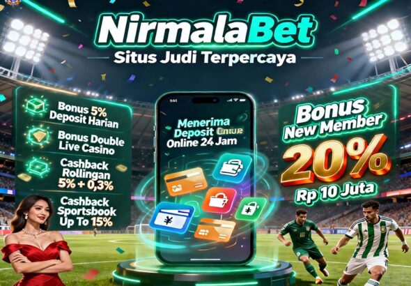 NirmalaBet Slot BSI Online Bonus Besar Setiap Hari