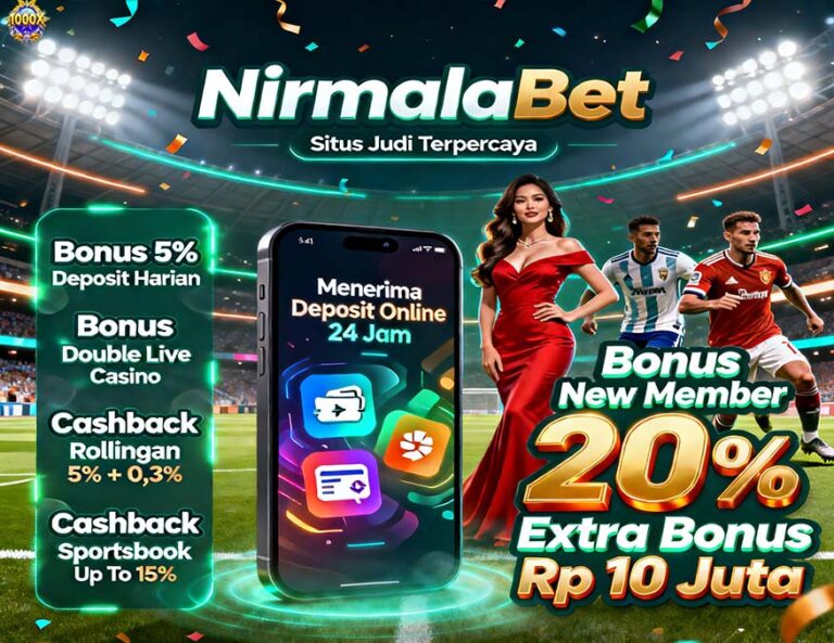 NirmalaBet Link Slot BRI Online Resmi Terbaru