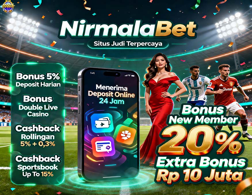 NirmalaBet Link Slot BRI Online Resmi Terbaru